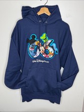 Deadstock Y2K 2006 Disney Navy Hoodie Sweatshirt Mickey Friends XL
