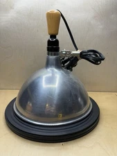 Vintage Wood Fotolite Lamp with 10" Testrite Shade / Reflector, Lovely & Working