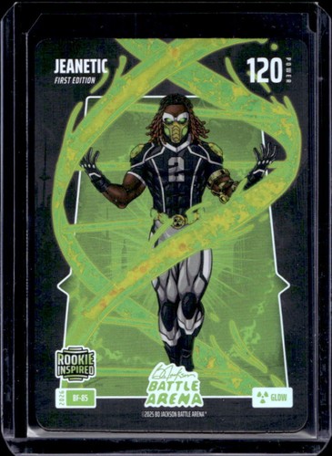 2025 Bo Jackson Battle Arena Jeanetic Ashton Jeanty Glow Rookie Inspired #BF-85
