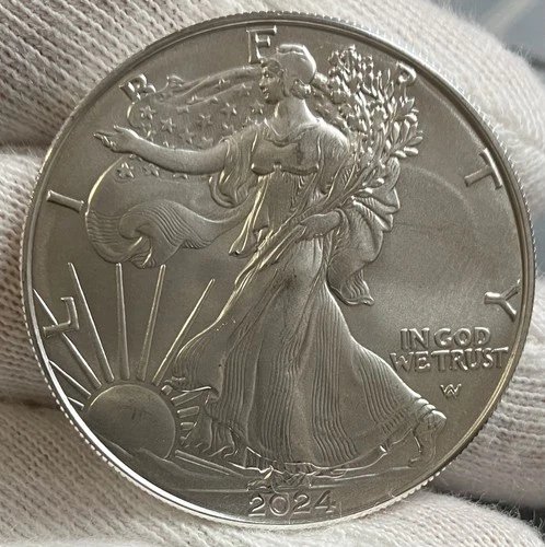 2024 1 oz .999 Fine Silver American Eagle, REAL SILVER EAGLES MINTED BY US MINT!