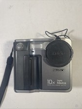 Sony Mavica MVC-FD7 Compact Camera 10x Optical Zoom Silver Built-in Flash Untest
