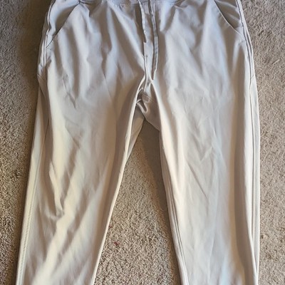Men's Khaki Jogger Pants 3XL Waist Drawstring Elastic 