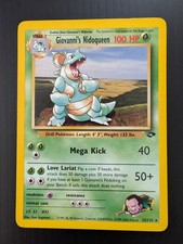 The Pokémon Company Giovanni's Nidoqueen 23/132 Gym Challenge 100 HP Rare Engli… on eBay