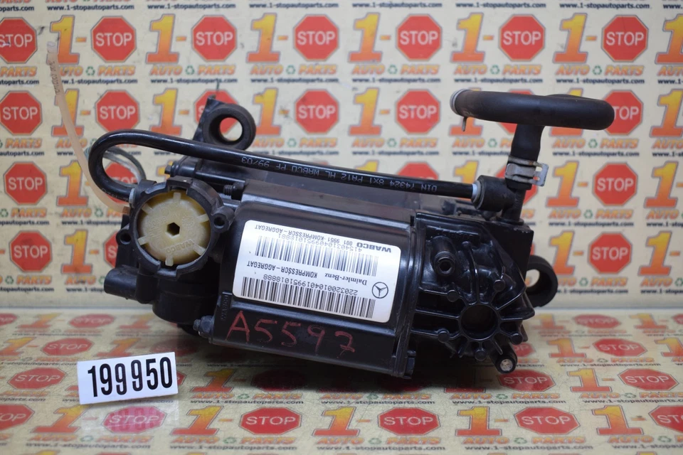 2000-2006 MERCEDES BENZ S430 BOMBA COMPRESSOR DE SUSPENSÃO A AR 220320010401 FABRICANTE DE EQUIPAMENTO ORIGINAL - Imagem 4 de 4