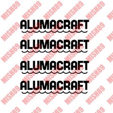 AlumaCraft Vintage Fishing Boat Decal Alumacraft Vinyl Graphics Sticker