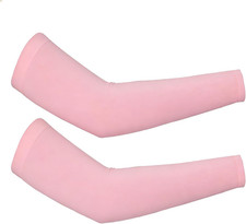 UV Protection Arm Sleeves Cooling Ice Silk Compression For Sports Men Women