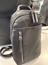 NEW Tumi Voyageur NOVI 10.5  Nylon Sling Crossbody - BLACK w/ GUNMETAL   