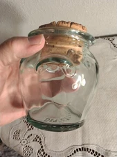 Rare Ben Rickert Jar Wayne NJ Cork Top Vintage Original 5x4-in
