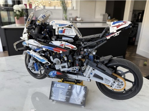 IMPRESIONANTE LEGO TECHNIC BMW M1000RR Moto con INSTRUCCIONES 42130 Juego COMPLETO - Imagen 9 de 9