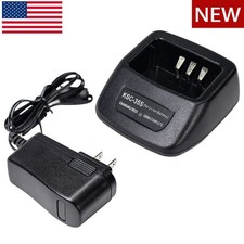 Rapid Charger + Adapter For Kenwood TK-3400 TK-3400K TK-3400K2 TK-3400U16P Radio