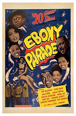 Ebony Parade Vintage Film Art Print 24x36 Classic Jazz Era Poster