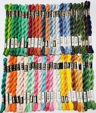 50 DMC #3 Perle Pearl Embroidery Floss Lot of 50 Different Colors 905 to 988