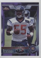 2015 Topps Chrome Rookies Purple Refractor Benardrick McKinney #132 n1u