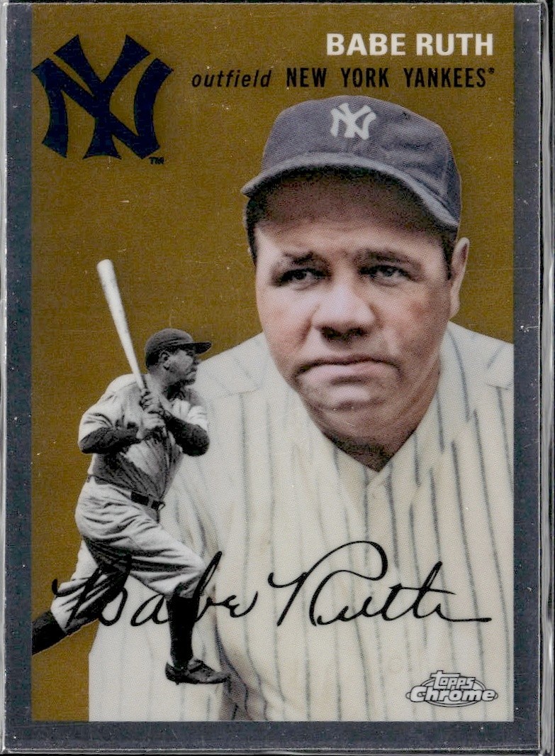 2023 Topps Chrome Babe Ruth #312 New York Yankees Baseball