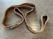 Original WW2 US M1907 Leather Sling M1 Garand Springfield Nice Patina
