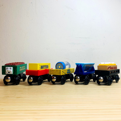 Chocolate Rickety Butter Egg Flour Sugar Car - Thomas & Friends Wooden Trains