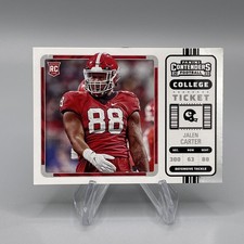 2023 Panini Chronicles Draft Picks - Contenders College Ticket Jalen Carter #21