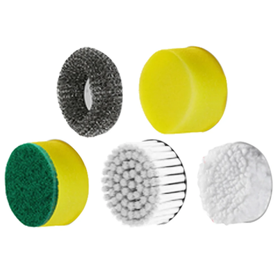 #ad 5Pcs Practical Replace Brush Head Set Convenient Electric Handheld Scrubber Head $13.99