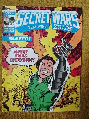 1985 MARVEL SUPER HEROES SECRET WARS #12 ICONIC DOOM BEYONDER XMAS COVER  UK 