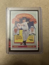 1985 Donruss    PUZ #635 Lou Gehrig New York Yankees Baseball Card U4