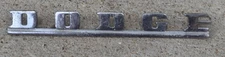 Vintage 1947 1948 Dodge Deluxe Custom Trunk Lid Emblem OEM CAR PART