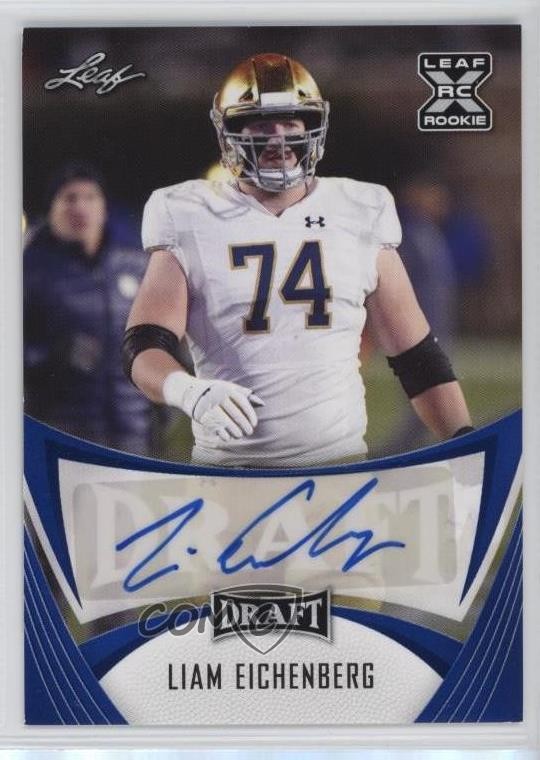 2021 Leaf Draft Blue Liam Eichenberg #BA-LE1 Auto 4pn