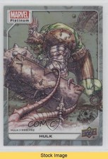 2023 Upper Deck Marvel Platinum High Series Rainbow Hulk #145 READ 5x5