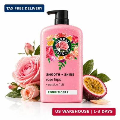 Herbal Essences Conditioner, Rose Hips + Passionfruit - Smooth Collection,