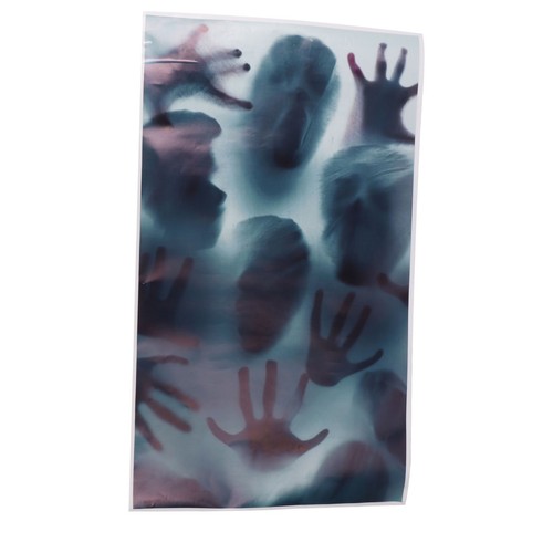 Halloween Scary Glass Window Decoration Stickers Party Haunted House Blood Handp - Picture 7 of 24