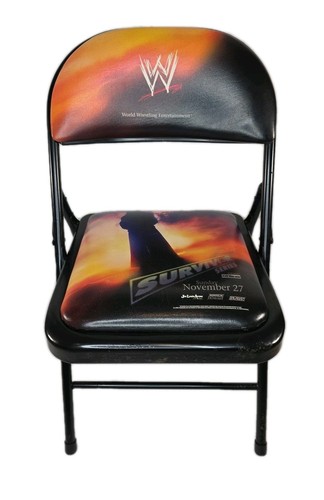 WWE Survivor Series 2005 Event Ringside VIP Collectors Chair The Undertaker - Picture 4 of 12