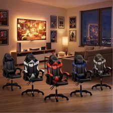Office Chair Gaming Racing Style Computer Desk Executive Swivel Recliner Chairs