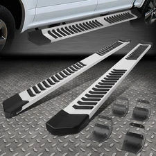 FOR 15-24 FORD F150-F350 SUPER CREW CAB 6"FLAT SIDE STEP NERF BAR RUNNING BOARDS