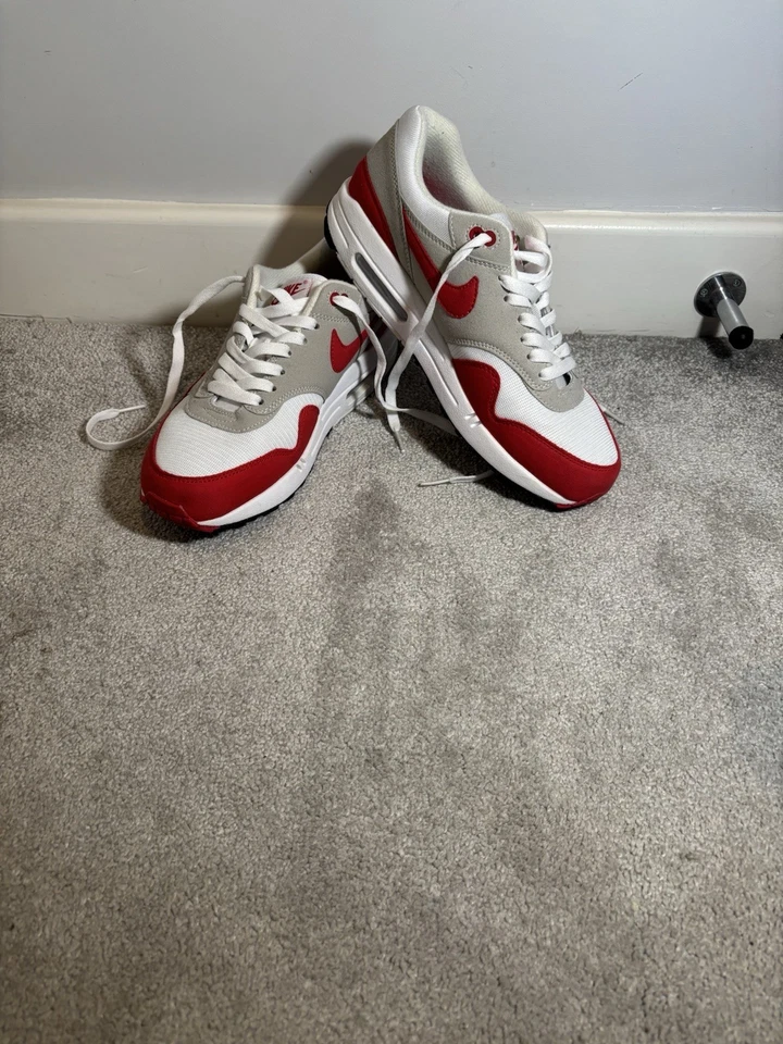 NIKE Air Max 1 OG Anniversary Red 2017 UK10, mint condition, photo 2 of 5