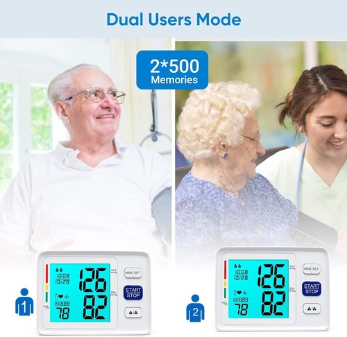 Blood Pressure Monitor for Home Use Extra Large Cuff Automatic Digital New - Picture 7 of 8