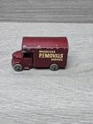 P149-MATCHBOX LESNEY No17A MAROON BEDFORD REMOVALS VAN Play Worn