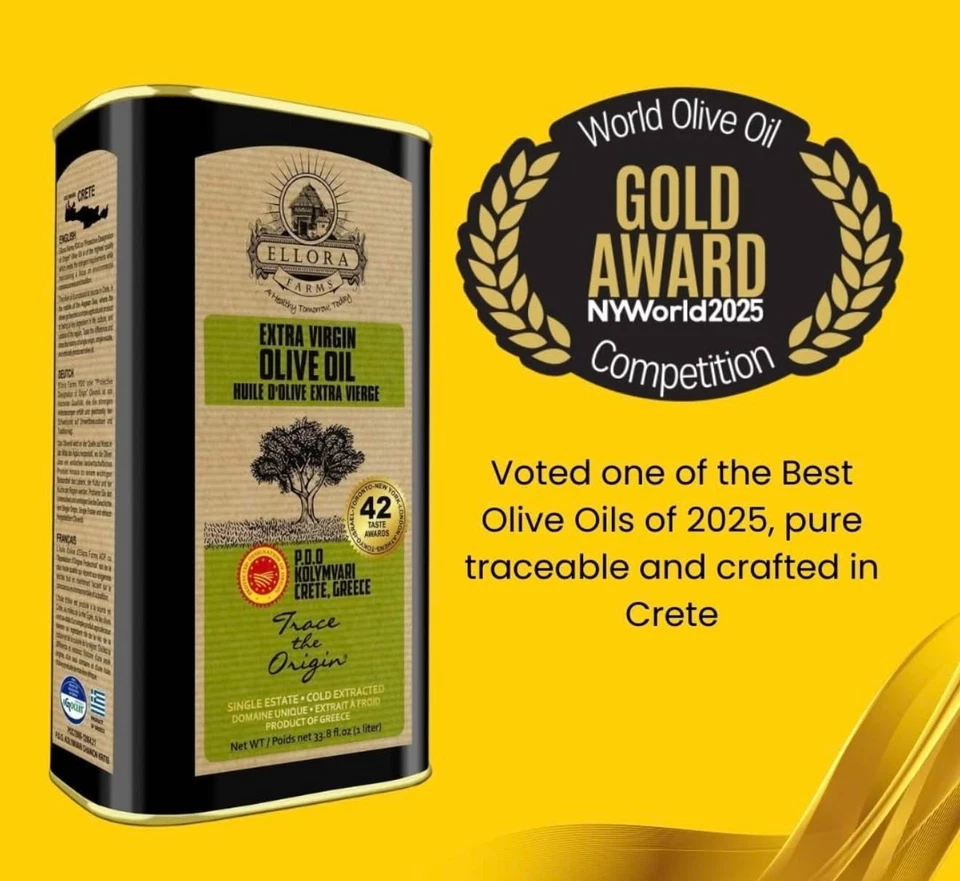 Aceite de Oliva Virgen Extra Sostenible - Pack de 2, 100% Extraído en Frío de Creta Foto 4 de 4