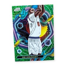 2023 Topps Chrome Cosmic OG Anunoby Green Space Dust Refractor /75 #125