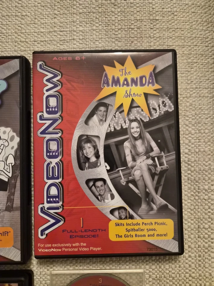 Lote de 7 discos Videonow Bob Esponja pantalones cuadrados, The Amanda Show, Rugrats Foto 4 de 4