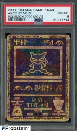 2000 Pokemon Game Promo Pokemon 2000 Movie Ancient Mew PSA 8 NM-MT