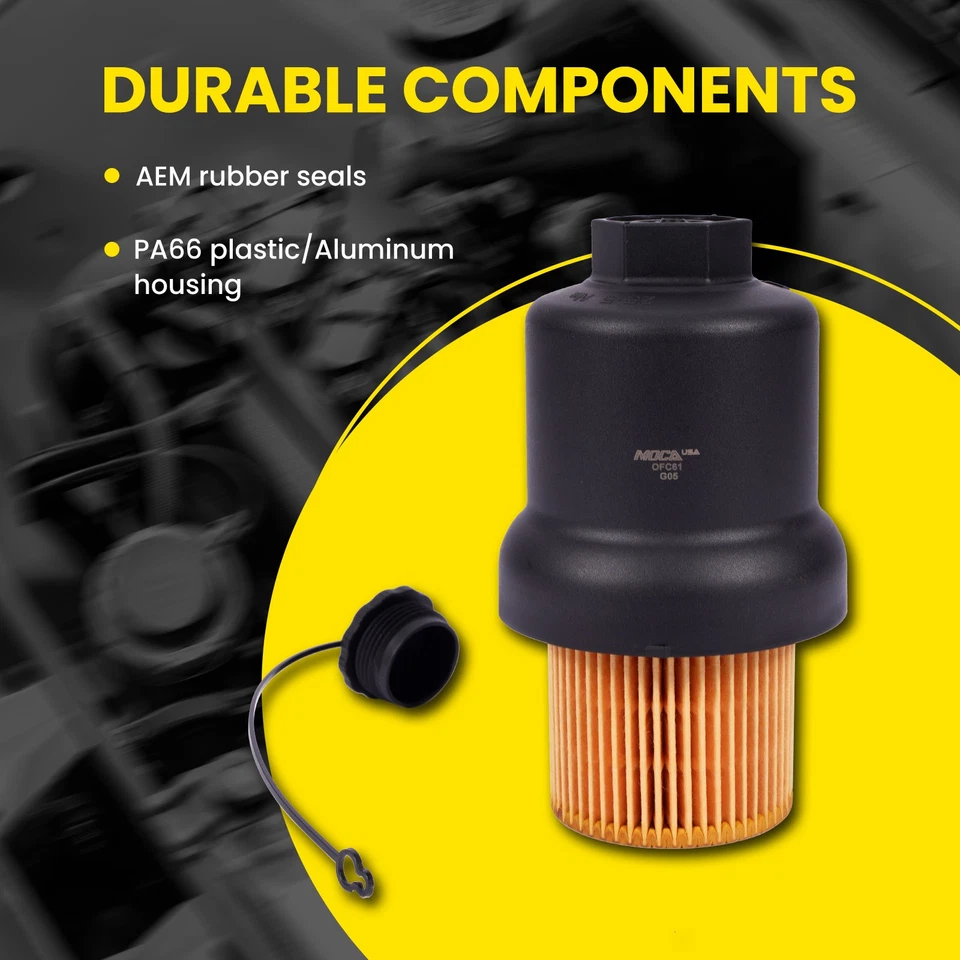 Tapa de filtro de aceite para Audi A3 A4 S3 TT Volkswagen Bora Eos GTI Jetta Passat 2.0 2.5 Foto 4 de 4