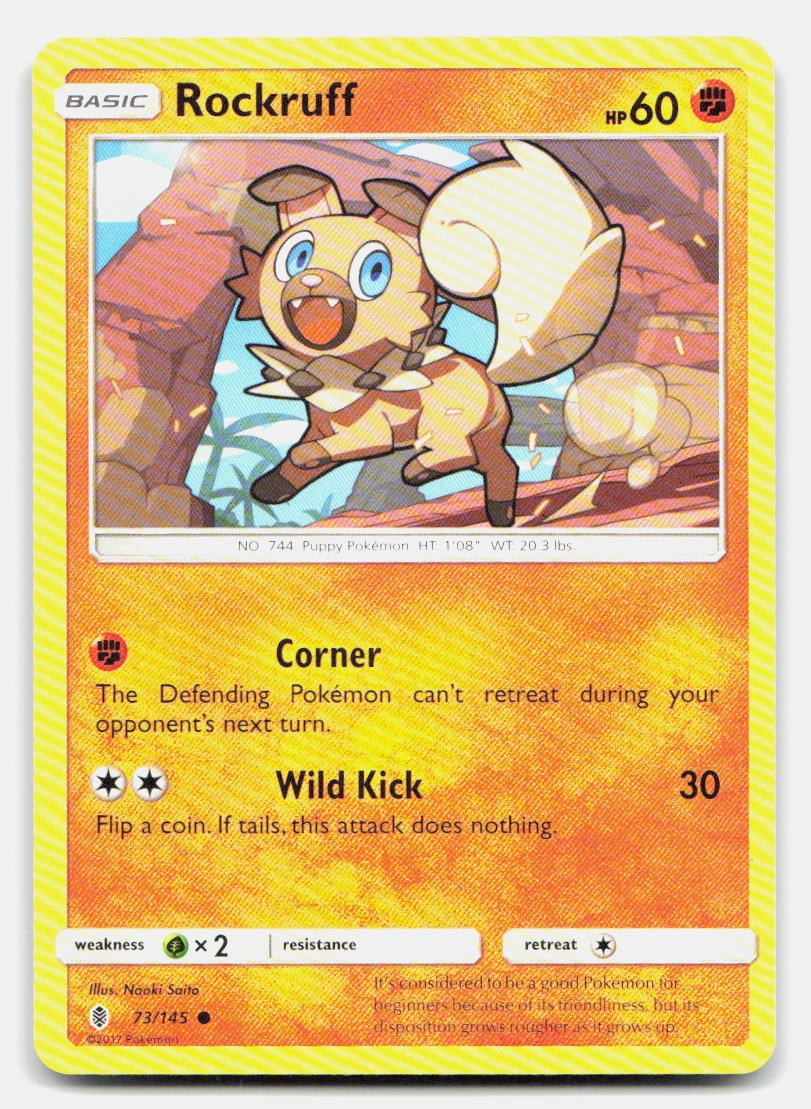 SM - Guardians Rising #73/145 Rockruff