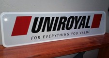 Uniroyal Tires Aluminum Sign 6 X 24 Uniroyal Tires Aluminum Sign 6 X 24