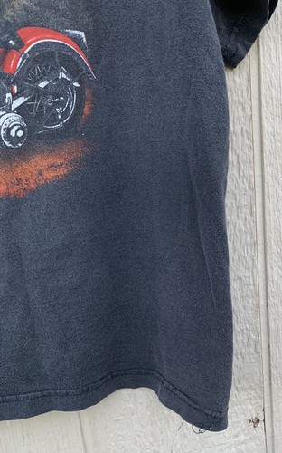 Legends Never Die t shirt graphic tee wolf motorcycle size M - 第 18/24 張圖片