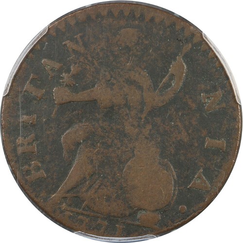 1771 Machin's Mills 1/2p Vlack-71A W7670 PCGS F15 GEORGIVS III Group 1 - Picture 3 of 4