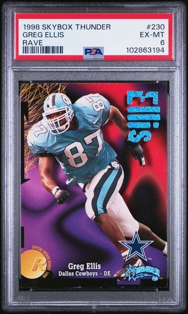 Greg Ellis Skybox Thunder #230 Rave