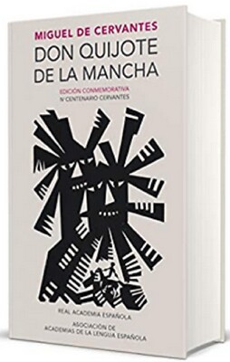 Libro en fisico Don Quijote de la Mancha tapa dura por Miguel de Cervantes