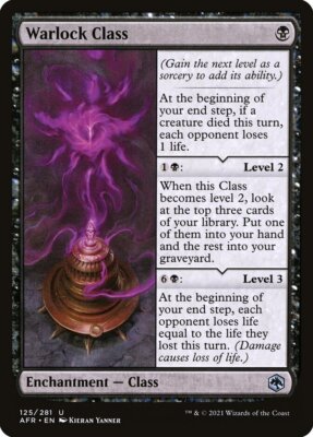 Warlock Class (125) Adventures in the Forgotten Realms AFR MTG Magic