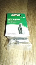 Air Valve, Chrome  Zinc-Plated, .25-In. AV25 H31