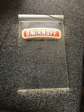Smirnoff Leuchtreklame Schild beleuchtet rar selten Tafel Wodka Vodka Werbung 
