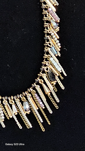 CORONA TRIFARI Gargantilla Collar Tono Dorado 20" o menos Único Excelente Estado. - Imagen 4 de 10